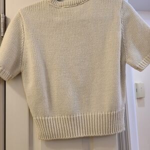 ZaraWomen's Cream cropped Sweater